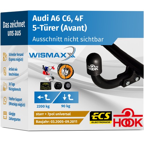 Anhängerkupplung für audi - für, a6
